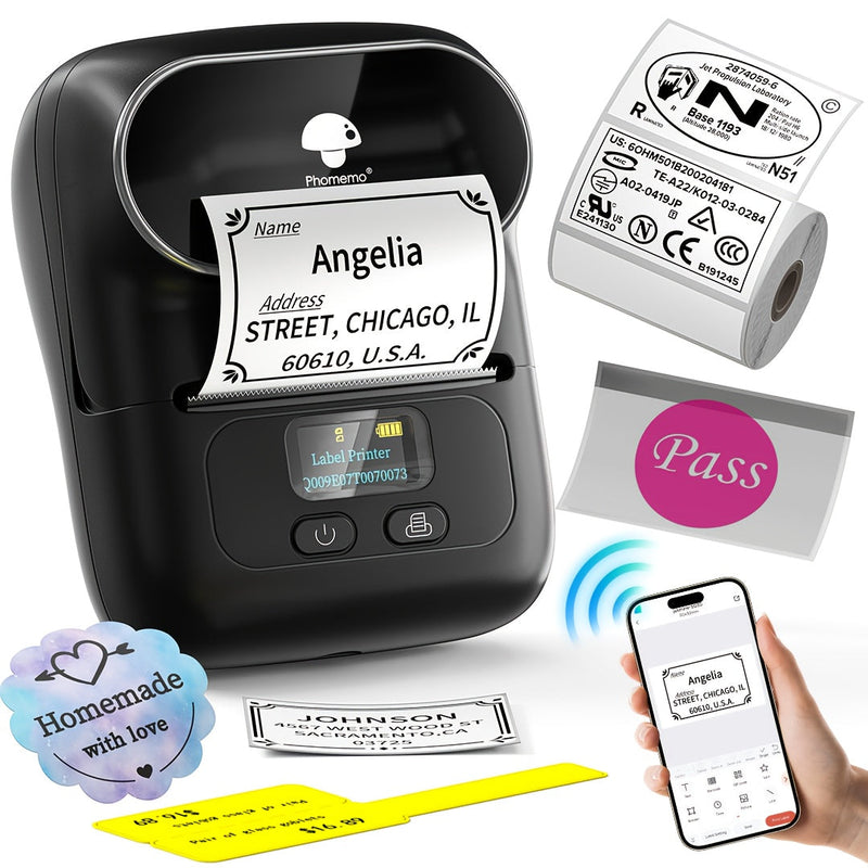 M110 Portable Thermal Bluetooth Printer