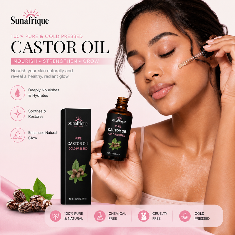 Pure Castor Oil β Hair, Lashes & Skin