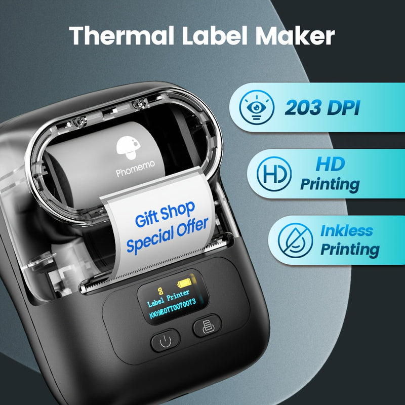M110 Portable Thermal Bluetooth Printer