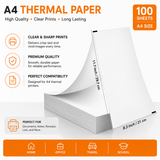 A4 Thermal Paper Roll — for the A4 Portable Printer
