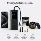 Bundle:  Tyre Inflator + Scratch Remover + Dashboard Repair