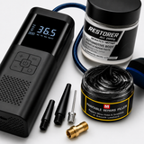 Bundle:  Tyre Inflator + Scratch Remover + Dashboard Repair