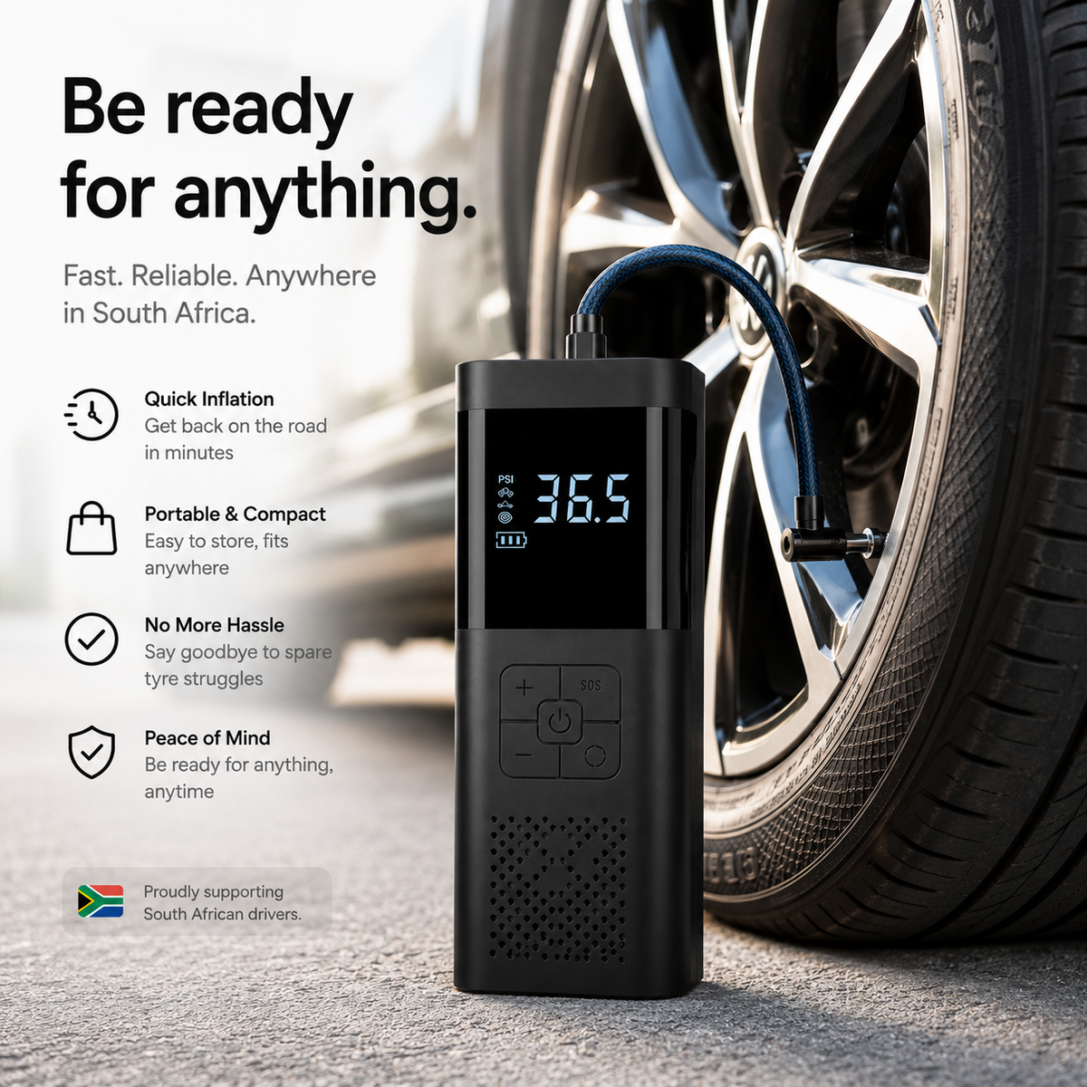 SunAfrique™ X8 APEX Tire Inflator