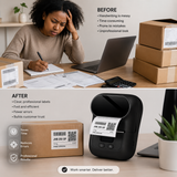 M110 Pocket Label Printer — Bluetooth, No Ink Needed